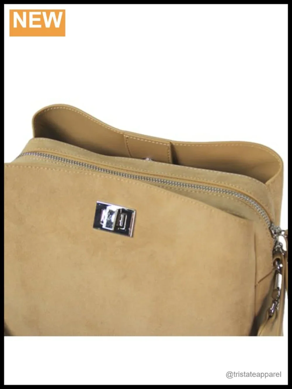 Genuine Leather Suede Hobo Bag Slouchy Crossbody Shoulder Purse